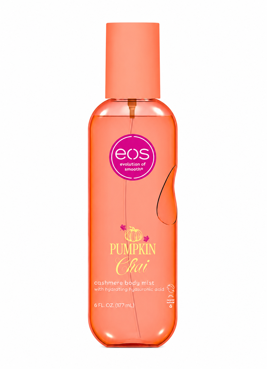 eos Pumpkin Chai Cashmere Body Mist with Hyaluronic Acid – 6 fl oz (177 mL)