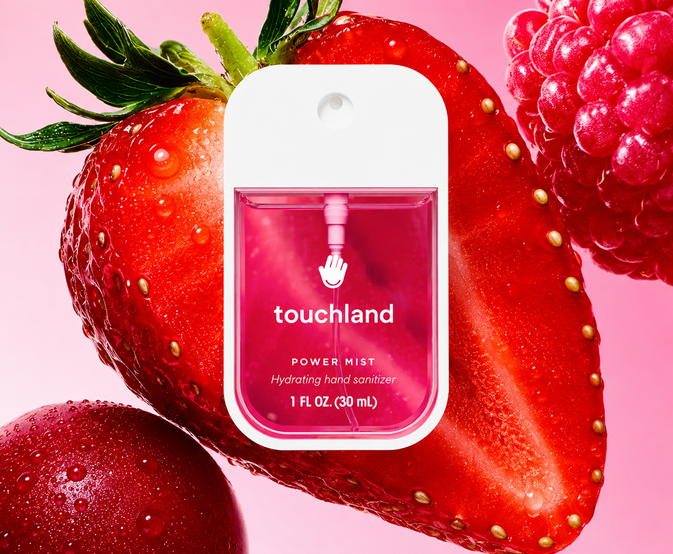 Touchland Berry Bliss Power Mist Hydrating Hand Sanitizer 1 fl oz (30 mL) - Image 2