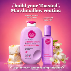 eos Shea Better 24H Moisture Body Lotion Toasted Marshmallow 16 fl oz (473 mL) - Image 2