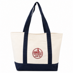 Trader Joe’s Tote Bag – Cream & Navy