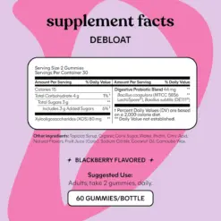 Lemme Debloat Daily Digestive Gummies – 60 Gummies - Image 5