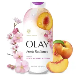 Olay Fresh Radiance Peach & Cherry Blossom Body Wash 650mL