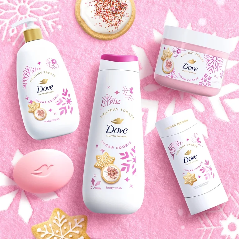 Dove Holiday Treats Sugar Cookie Body Wash 20 fl oz - Image 2