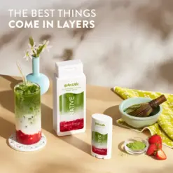 Native Boba Cafe Strawberry Matcha Deodorant 2.65 oz - Image 2