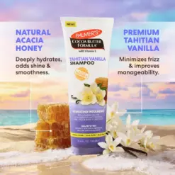 Palmer’s Cocoa Butter Formula Tahitian Vanilla Shampoo 8.5 fl oz - Image 2