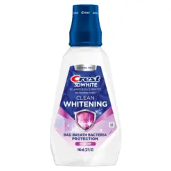 Crest 3DWhite Glamorous White Clean Whitening Mouthwash Radiant Mint 32 fl oz