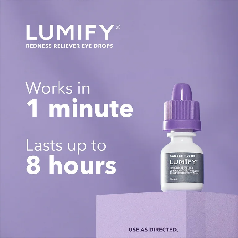 Lumify Redness Reliever Eye Drops 0.08 fl oz - Image 4