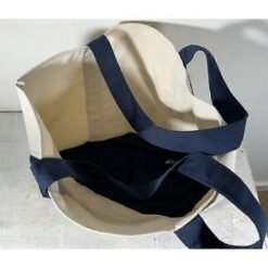 Trader Joe’s Tote Bag – Cream & Navy - Image 3