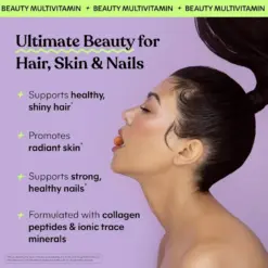 lemme Glow Hair, Skin & Nails Gummies 60 - Image 3