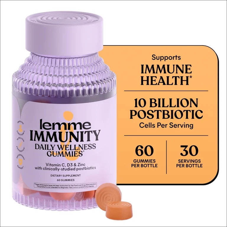 lemme Immunity Daily Wellness Gummies 60 Gummies