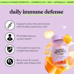 lemme Immunity Daily Wellness Gummies 60 Gummies - Image 3