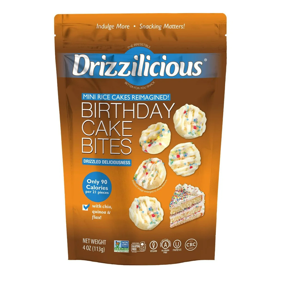 Drizzilicious Birthday Cake Bites 4 oz (113 g)