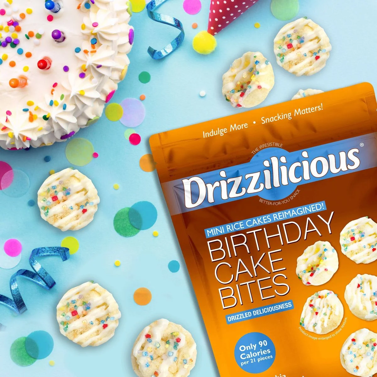 Drizzilicious Birthday Cake Bites 4 oz (113 g) - Image 4