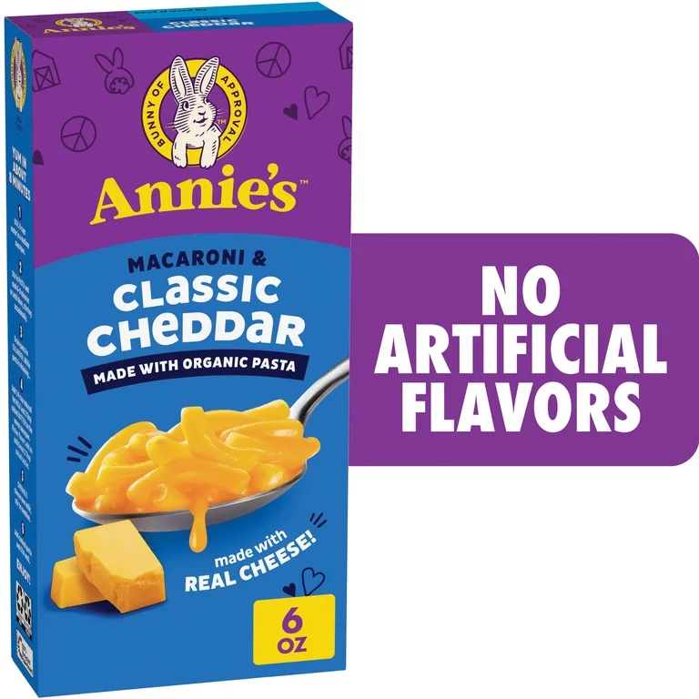 Annie’s Macaroni & Classic Cheddar 6 oz