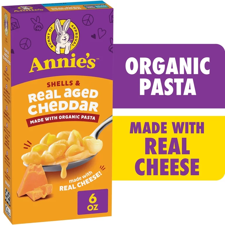 Annie’s Shells & Real Aged Cheddar 6 oz