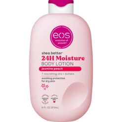 eos Shea Better 24H Moisture Body Lotion Jasmine Peach 16 fl oz (473 mL)