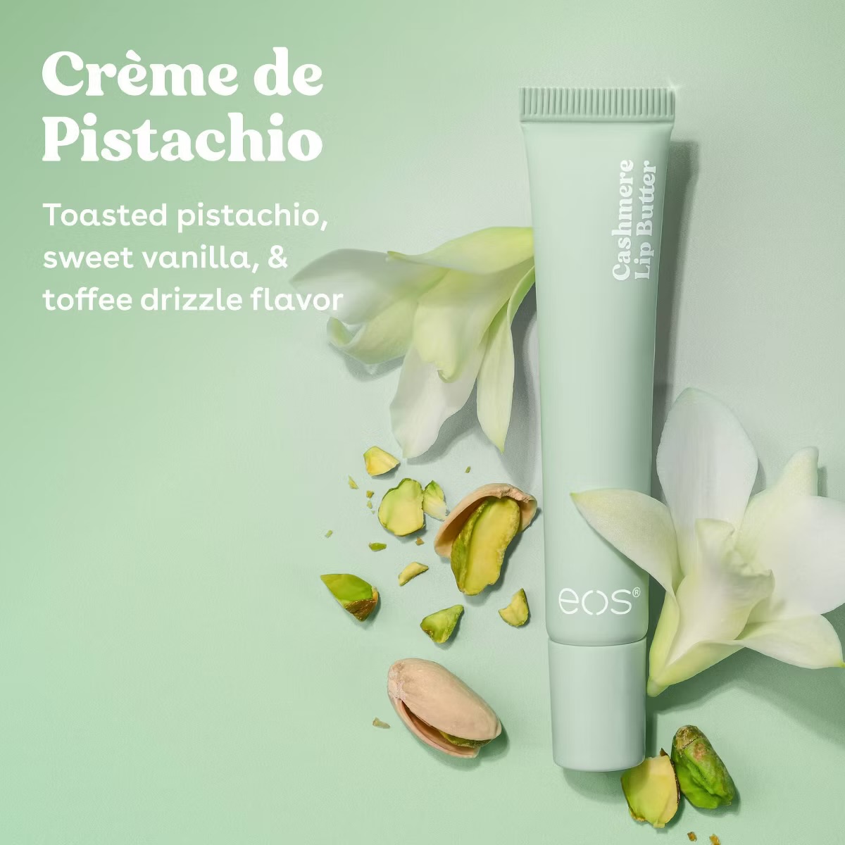 eos 24H Moisture Cashmere Lip Butter Crème de Pistachio 0.35 fl oz (10 mL) - Image 2