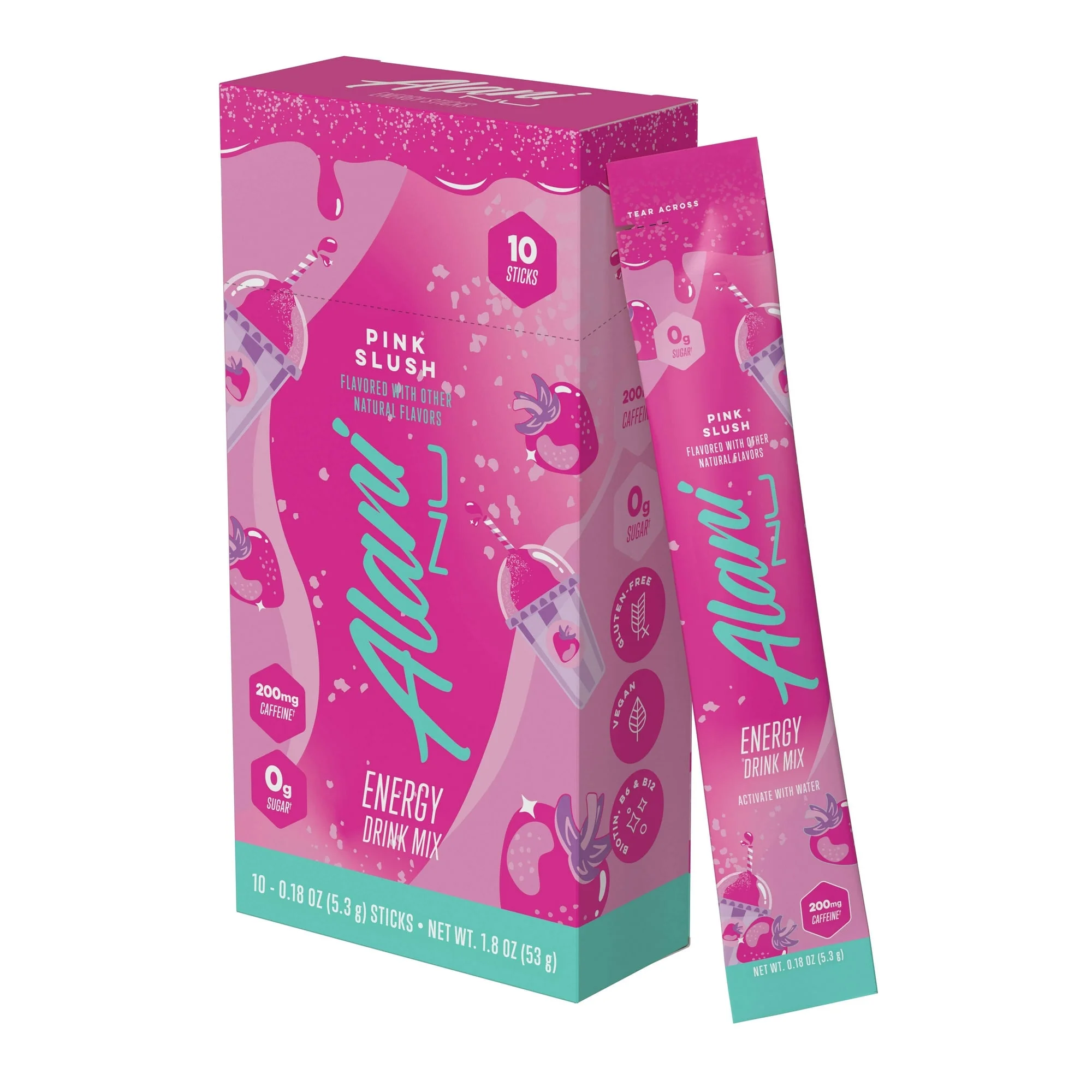 Alani Pink Slush Energy Drink Mix 10 Sticks — 1.8 oz