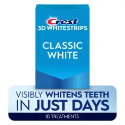 Crest 3D Whitestrips Classic White - 10 Treatments