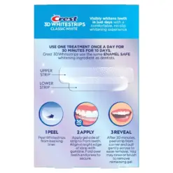 Crest 3D Whitestrips Classic White - 10 Treatments - Image 2