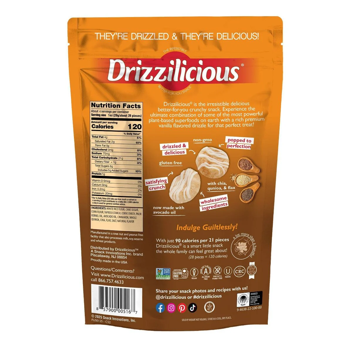 Drizzilicious Cinnamon Swirl Bites 4 oz - Image 2