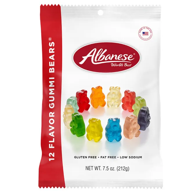 Albanese 12 Flavor Gummi Bears 7.5 oz (212g)