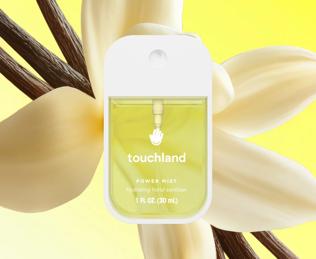 Touchland Vanilla Blossom Power Mist Hydrating Hand Sanitizer 1 fl oz (30 mL) - Image 2