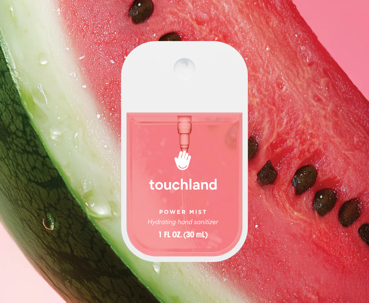 Touchland Wild Watermelon Power Mist Hydrating Hand Sanitizer 1 fl oz (30 mL) - Image 2