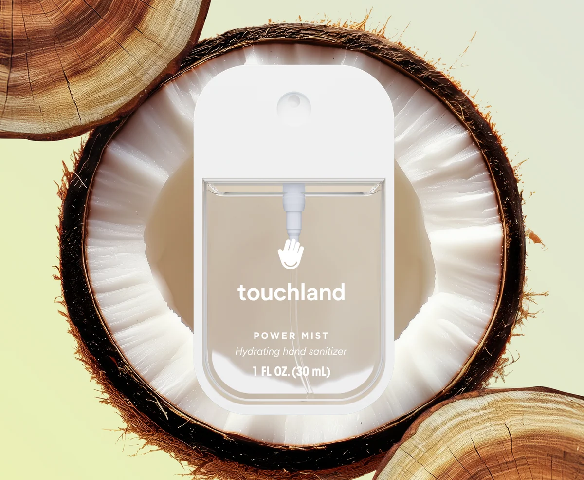 Touchland Beach Coco Power Mist Hydrating Hand Sanitizer 1 fl oz (30 mL) - Image 2