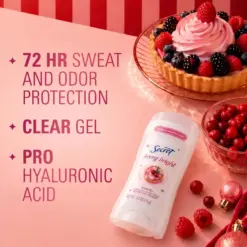 Secret Berry Bright Clear Gel Antiperspirant/Deodorant 2.6 oz - Image 2