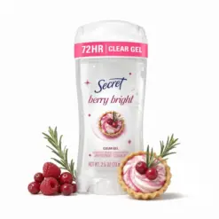Secret Berry Bright Clear Gel Antiperspirant/Deodorant 2.6 oz - Image 3