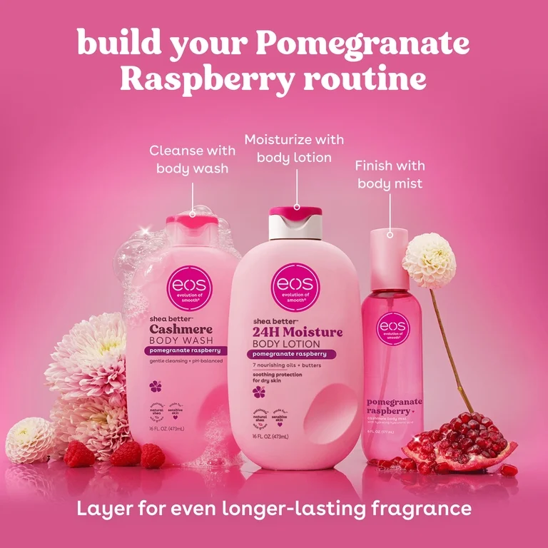 eos Pomegranate Raspberry Cashmere Body Mist 6 fl oz - Image 2