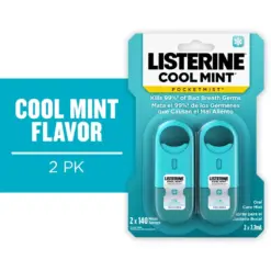 Listerine Cool Mint PocketMist Oral Care Mist 2 x 7.1 mL