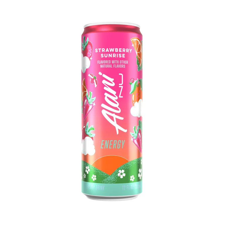 Alani Nu Strawberry Sunrise Energy Drink – 12 fl oz (355 mL)