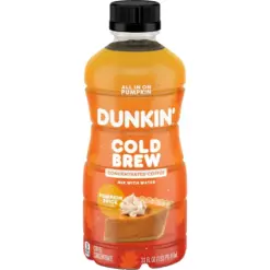 Dunkin’ Cold Brew Coffee Concentrate Pumpkin Spice Flavored – 31 fl oz (917 mL)