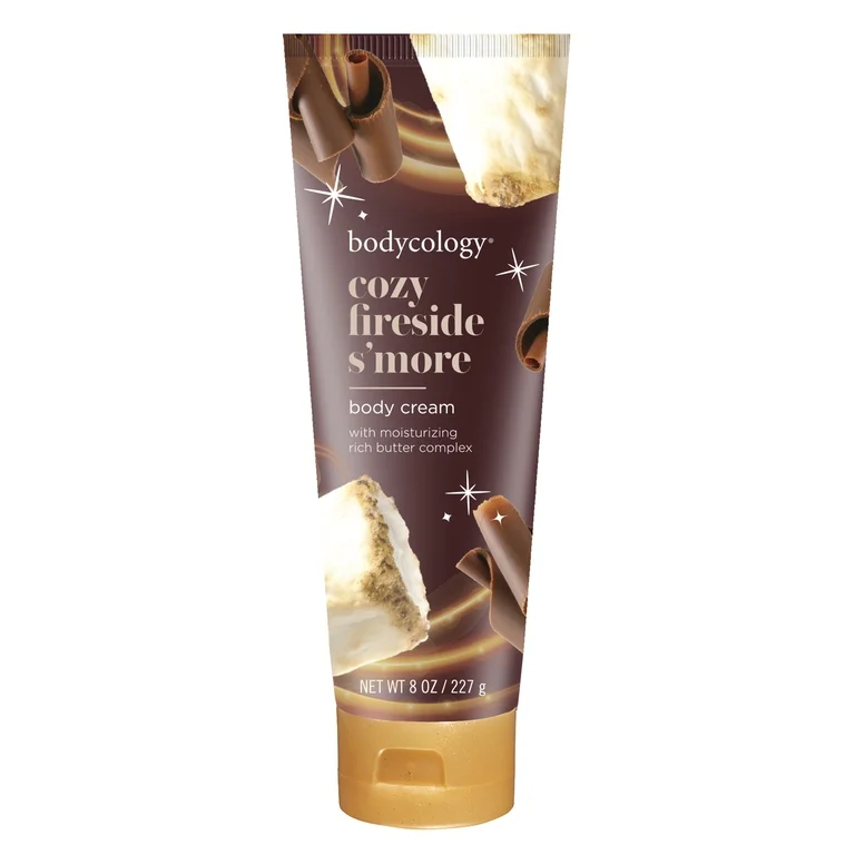 Bodycology Cozy Fireside S’more Body Cream – 8 oz (227 g)