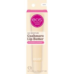 eos 24H Moisture Cashmere Lip Butter Strawberry Dream – 0.35 fl oz (10 mL)