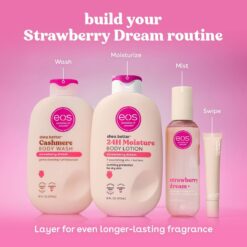 eos 24H Moisture Cashmere Lip Butter Strawberry Dream – 0.35 fl oz (10 mL) - Image 2