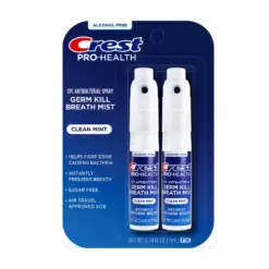 Crest Pro-Health Germ Kill Breath Mist Clean Mint 0.24 fl oz (7 mL) – 2 Pack