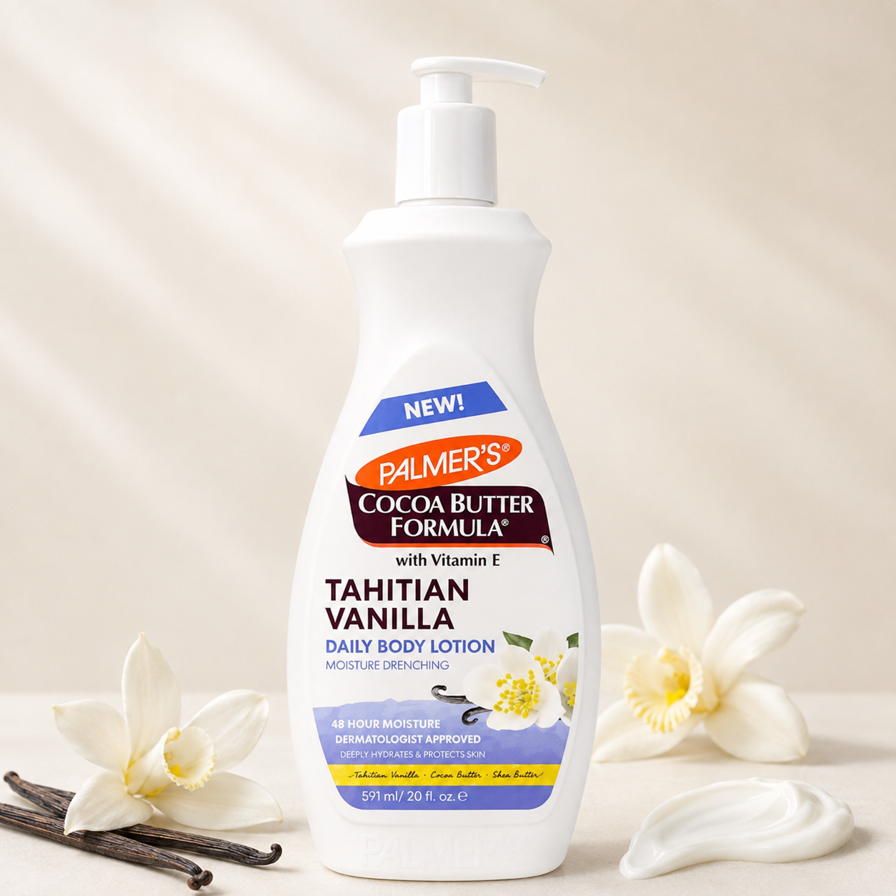 Palmer’s Cocoa Butter Formula Tahitian Vanilla Daily Body Lotion 591 ml pump bottle
