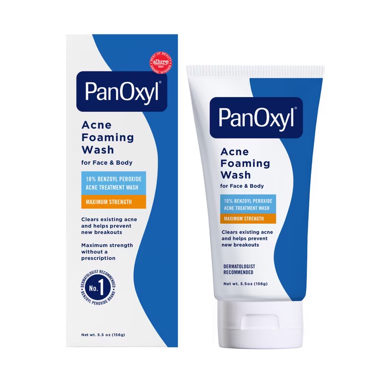 PanOxyl Acne Foaming Wash 10% Benzoyl Peroxide – 5.5 oz (156 g)