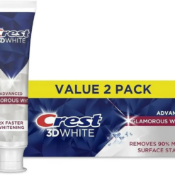 Crest 3D White Advanced Glamorous White Toothpaste Value 2 Pack