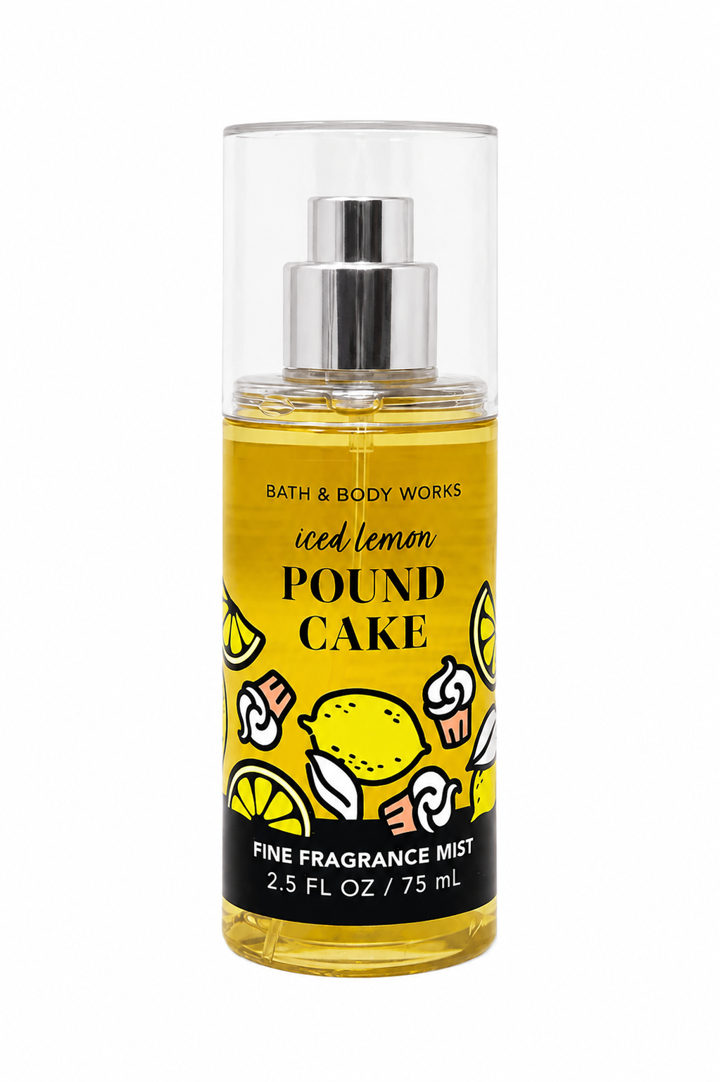 Body Works Iced Lemon Pound Cake Fine Fragrance Mist 2.5 fl oz