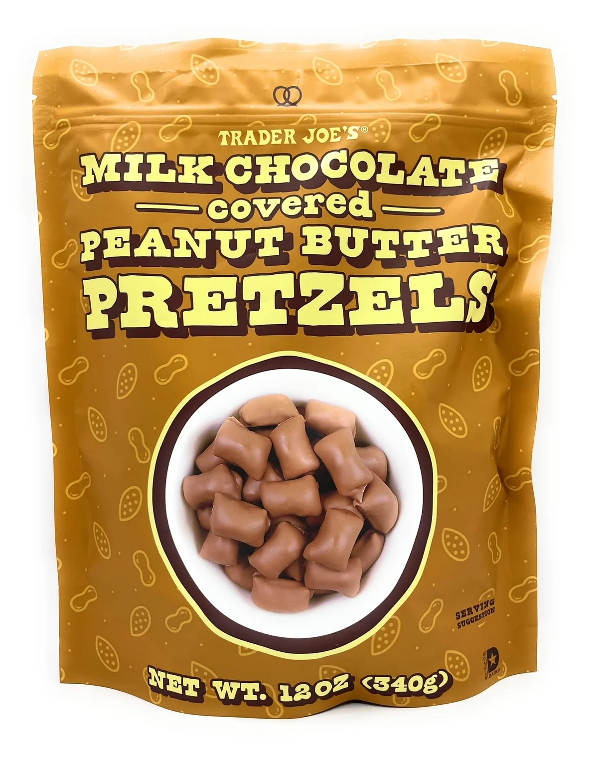 Trader Joe’s Milk Chocolate Covered Peanut Butter Pretzels 12 oz
