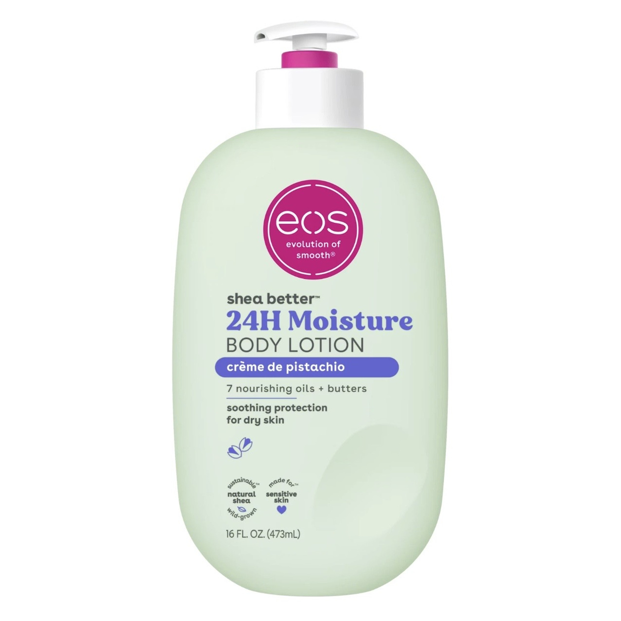 eos Shea Better 24H Moisture Crème de Pistachio Body Lotion 16 fl oz