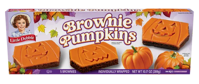 Little Debbie Brownie Pumpkins – 5 Individually Wrapped Brownies