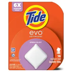 Tide Evo Detergent Spring Blast – 16 Laundry Tiles