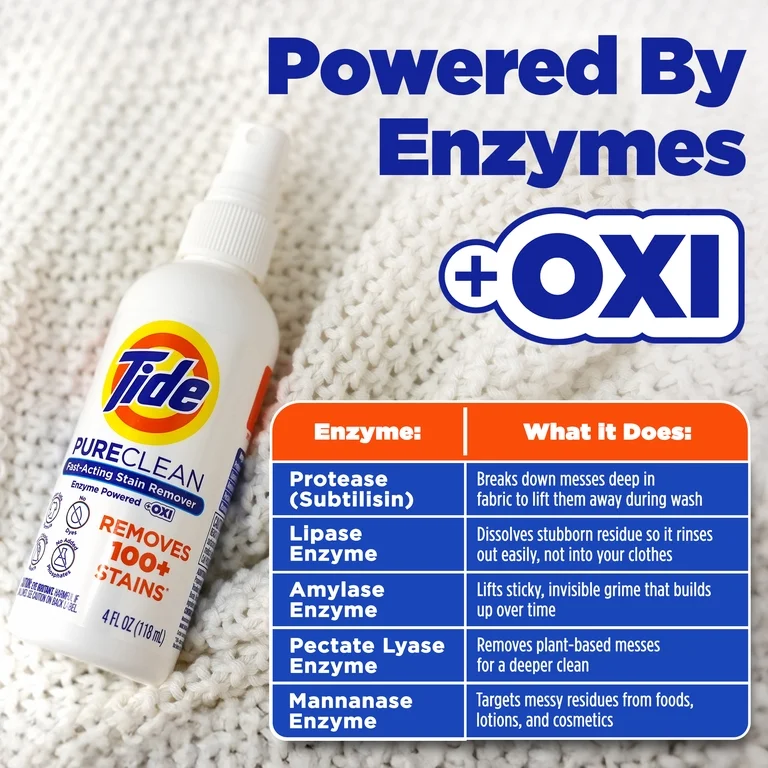 Tide Pureclean Fast-Acting Stain Remover – 4 fl oz - Image 2