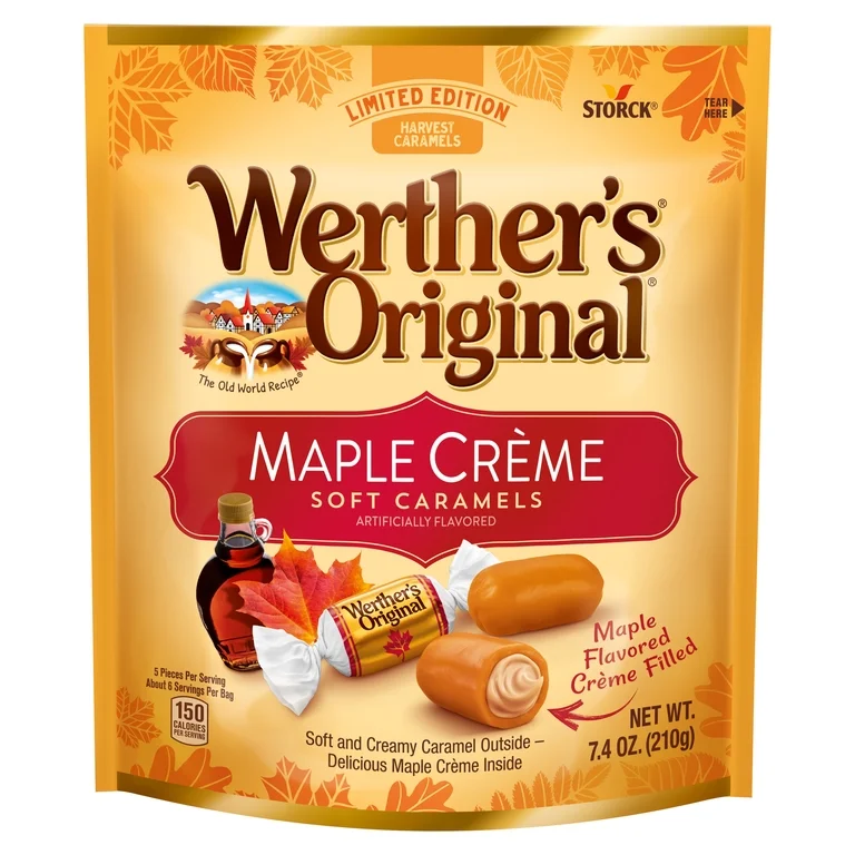 Werther’s Original Maple Crème Soft Caramels – 210g