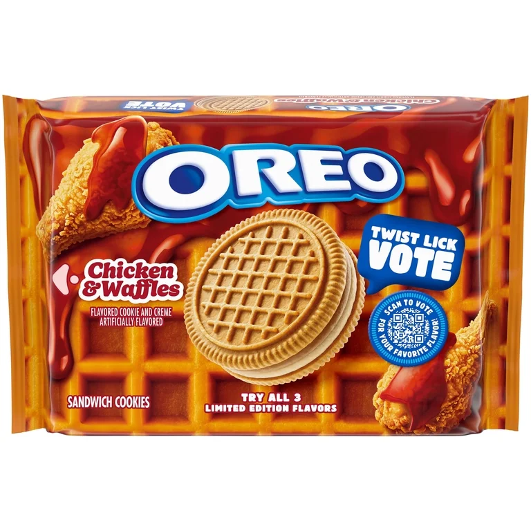 OREO Chicken & Waffles Sandwich Cookies – Limited Edition 10.68oz